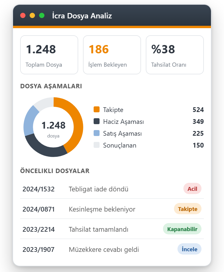 İcra Dosya Analiz